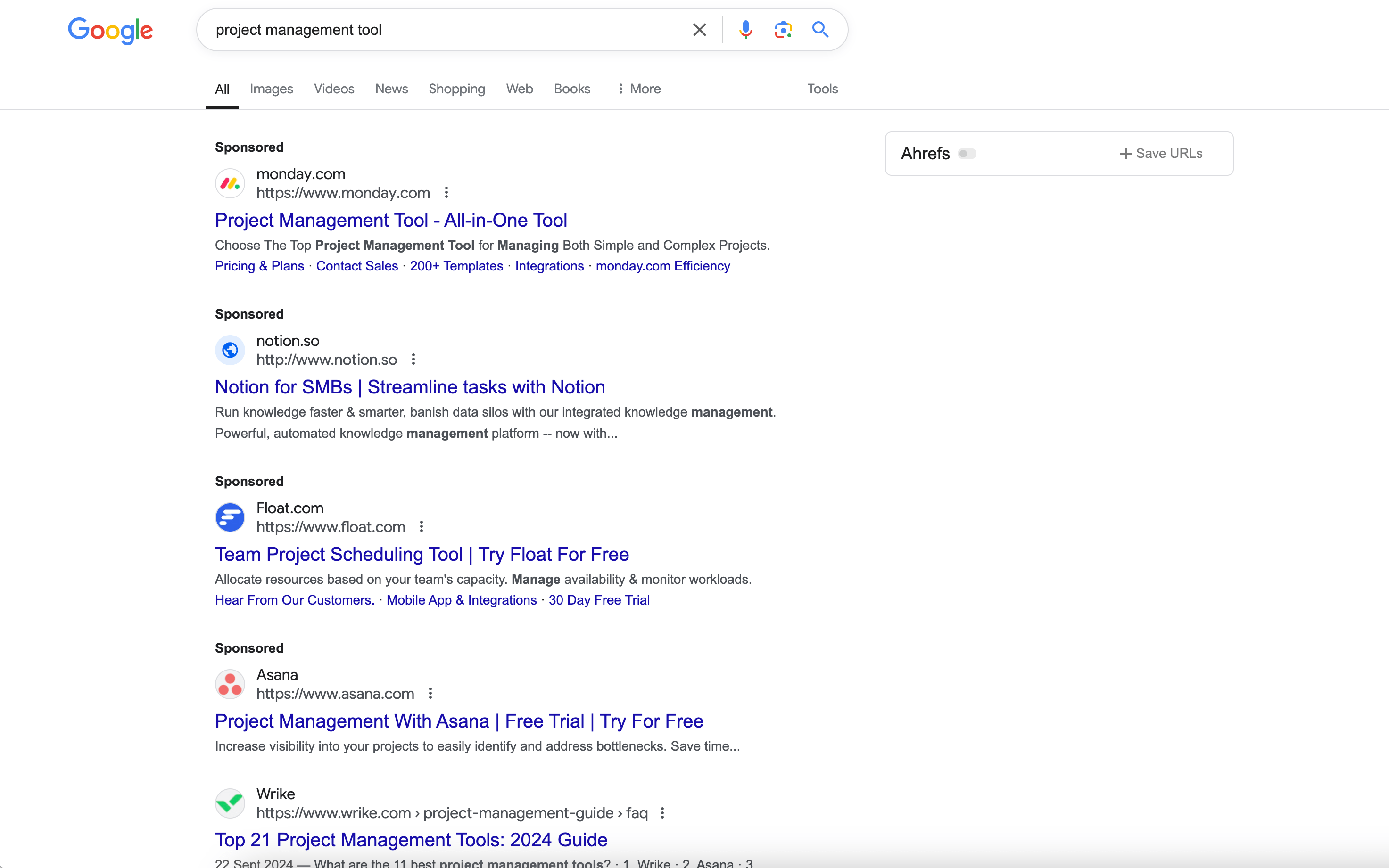 Google AI Overview Commercial Result