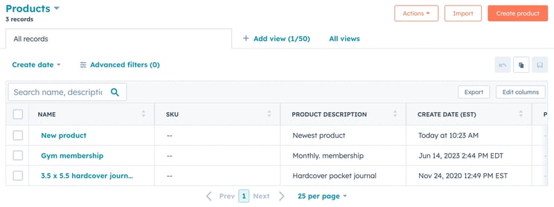 hubspot-product-library