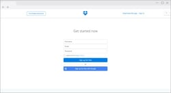 dropbox Startseite